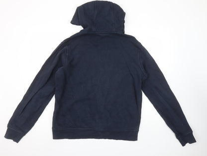Mens UK Size L Nike Blue Pullover Hoodie