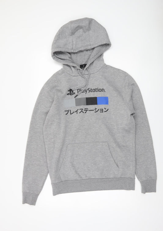 Mens UK Size M DIFUZED Grey Pullover Hoodie