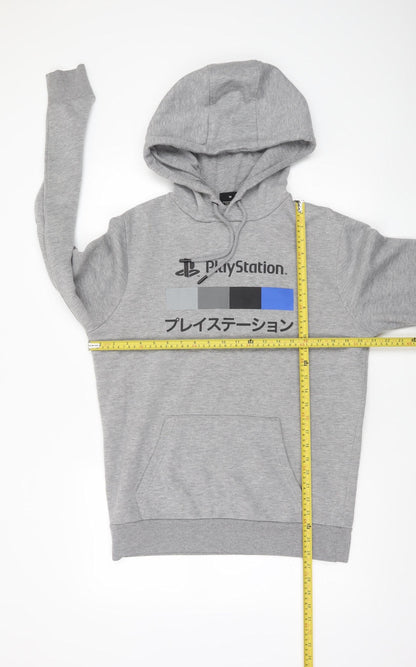 Mens UK Size M DIFUZED Grey Pullover Hoodie