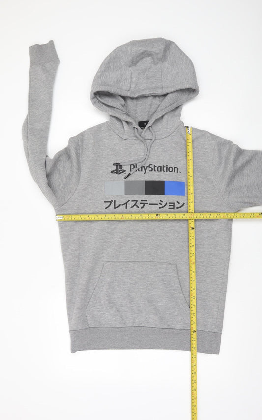 Mens UK Size M DIFUZED Grey Pullover Hoodie