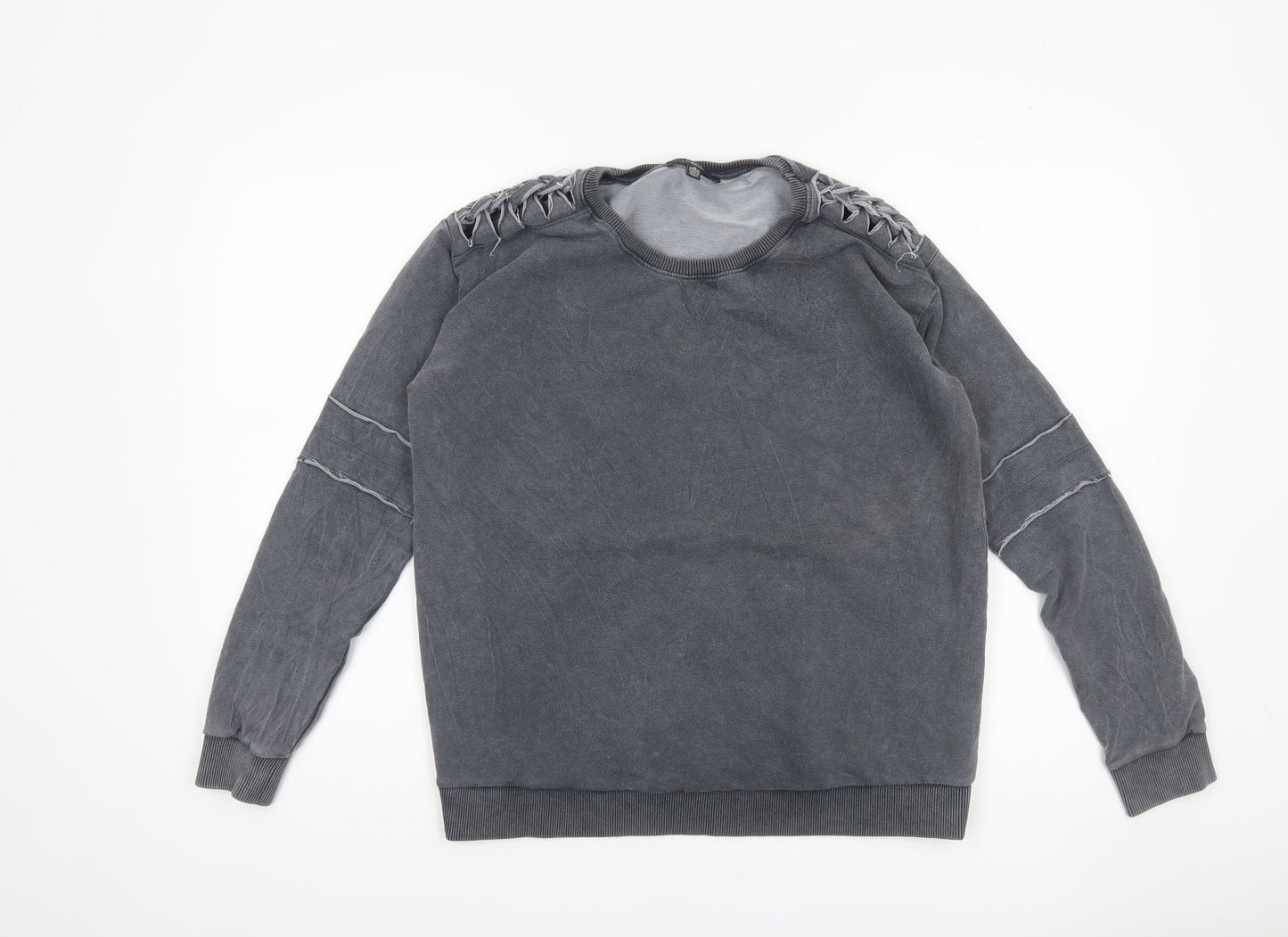 Womens UK Size M Mavi Grey Pullover Sweatshirt