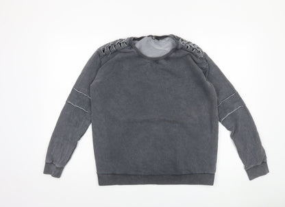 Womens UK Size M Mavi Grey Pullover Sweatshirt