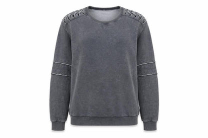 Womens UK Size M Mavi Grey Pullover Sweatshirt