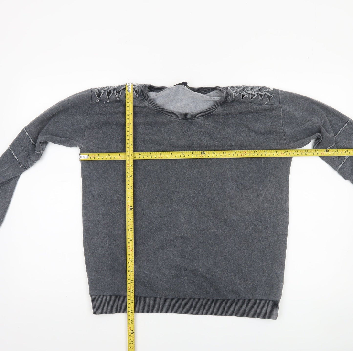 Womens UK Size M Mavi Grey Pullover Sweatshirt