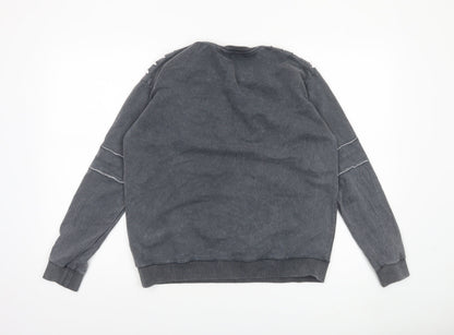 Womens UK Size M Mavi Grey Pullover Sweatshirt