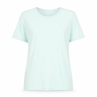 Womens UK Size 14/16 Damart Green Basic T-Shirt
