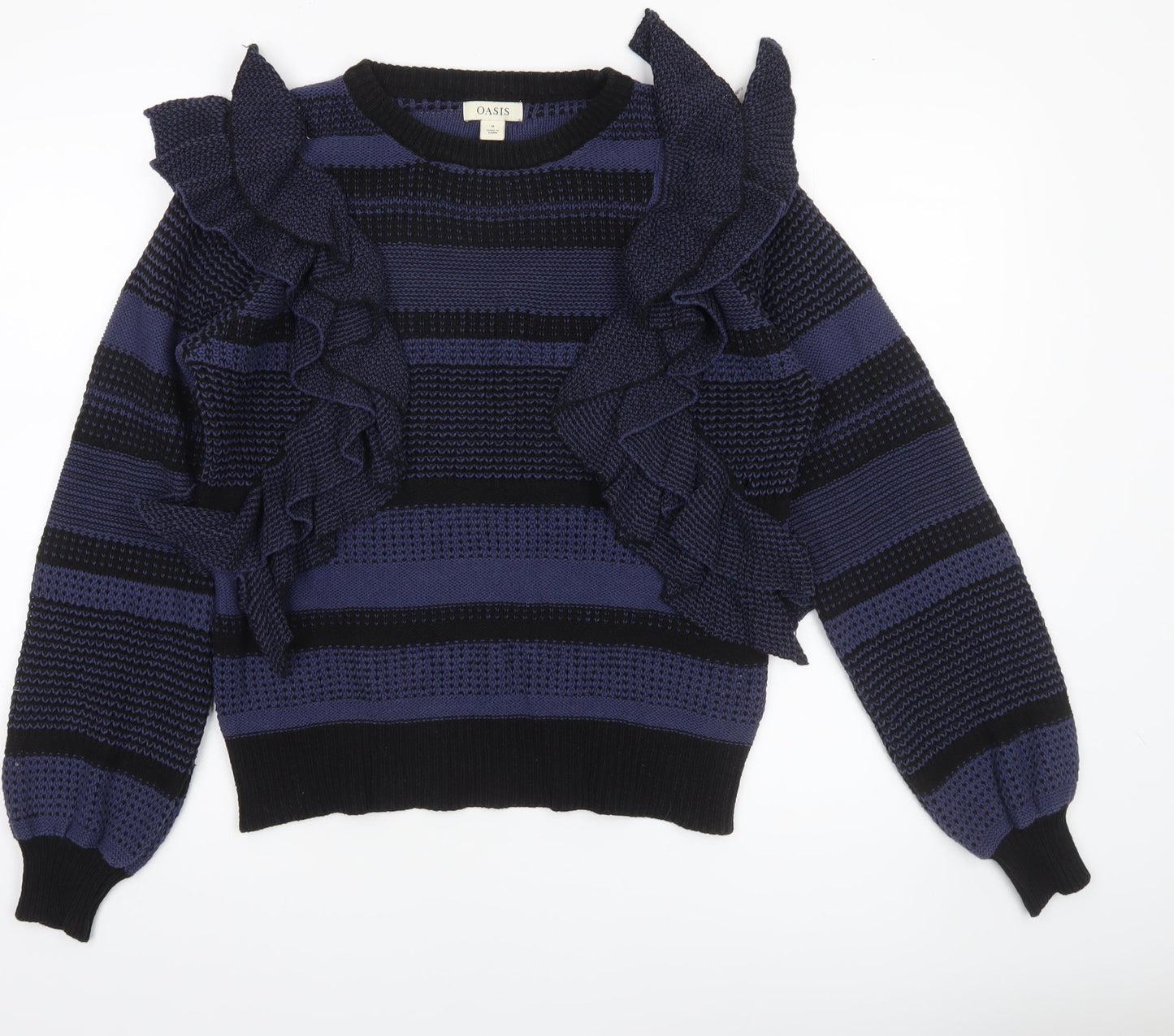 Womens UK Size M Oasis Blue Pullover Jumper
