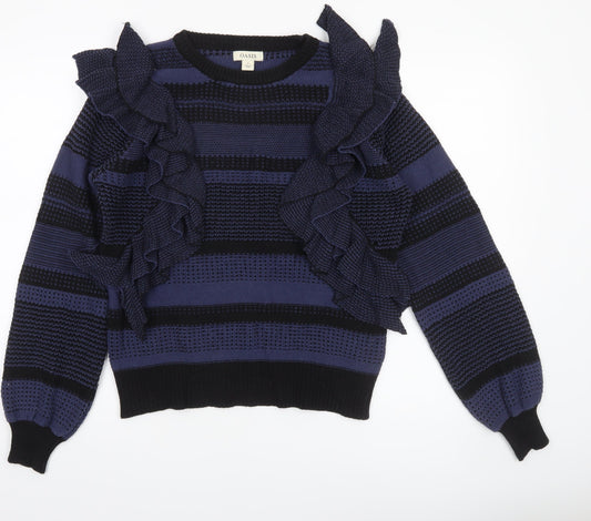 Womens UK Size M Oasis Blue Pullover Jumper