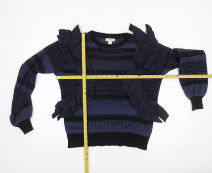 Womens UK Size M Oasis Blue Pullover Jumper