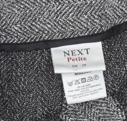 Womens UK Size 14 NEXT Regular Fit Business Workwear Casual Grey Trousers