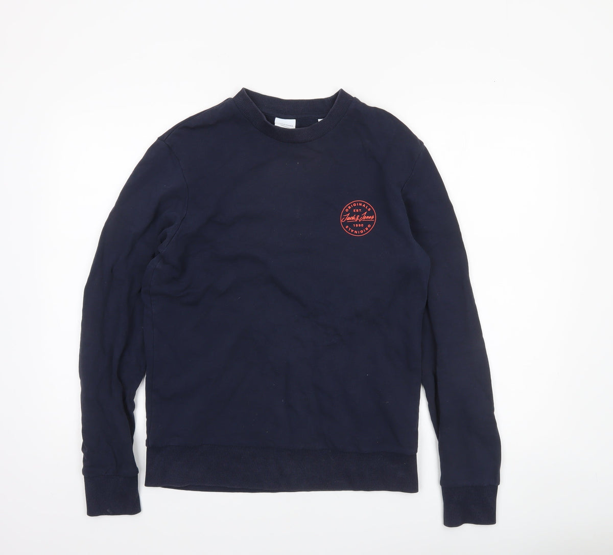 Mens UK Size S JACK & JONES Blue Pullover Sweatshirt