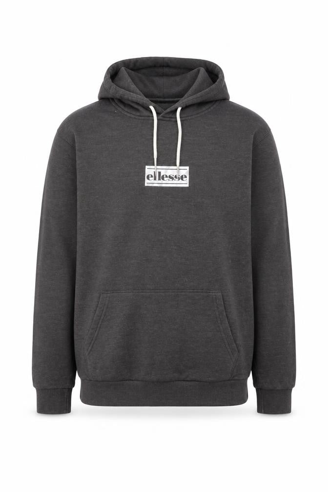 Mens UK Size M ellesse Grey Pullover Hoodie