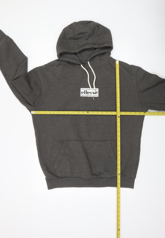 Mens UK Size M ellesse Grey Pullover Hoodie