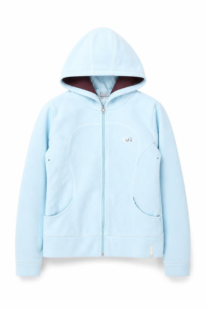 Girls UK Size 12 Years DOMYOS Blue Full Zip Hoodie