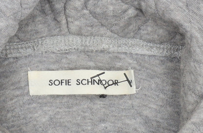 Womens UK Size M Sofie Schnoor Grey Pullover Hoodie