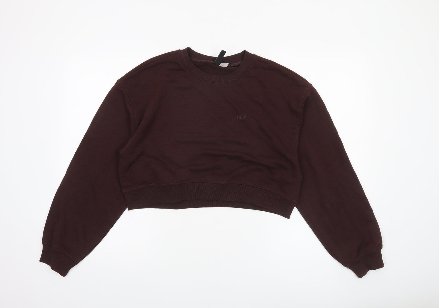 Womens UK Size 12 H&M Brown Pullover Sweatshirt