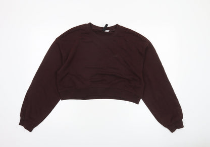 Womens UK Size 12 H&M Brown Pullover Sweatshirt