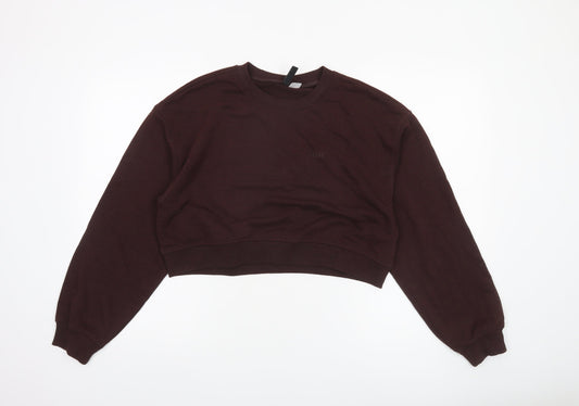 Womens UK Size 12 H&M Brown Pullover Sweatshirt