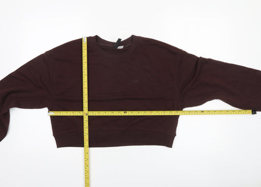 Womens UK Size 12 H&M Brown Pullover Sweatshirt