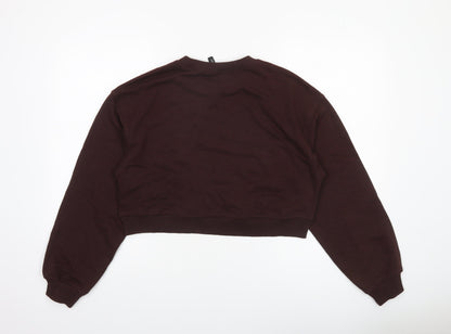Womens UK Size 12 H&M Brown Pullover Sweatshirt