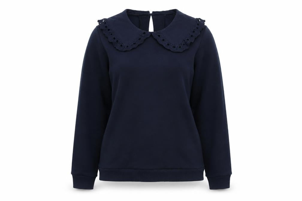 Womens UK Size 8 Great Plains Blue Pullover Sweatshirt
