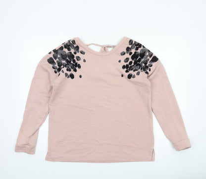 Womens UK Size 12 NEXT Pink Pullover Sweatshirt