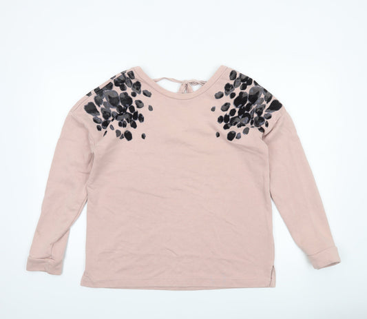 Womens UK Size 12 NEXT Pink Pullover Sweatshirt