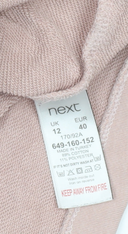 Womens UK Size 12 NEXT Pink Pullover Sweatshirt