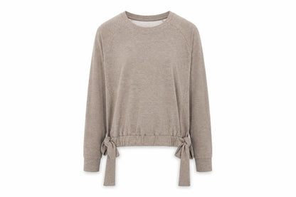 Womens UK Size M Ysabel Mora Beige Pullover Sweatshirt