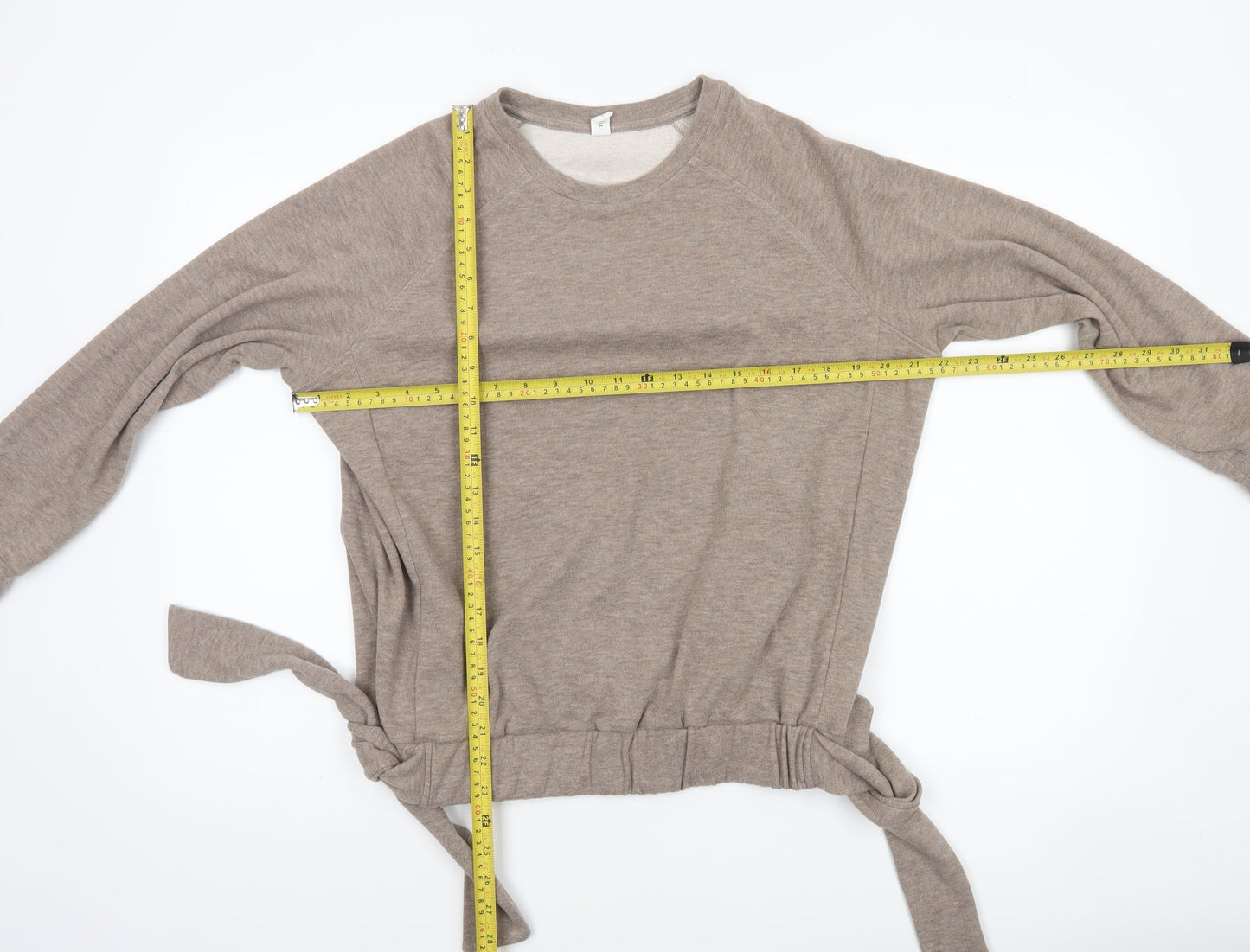 Womens UK Size M Ysabel Mora Beige Pullover Sweatshirt