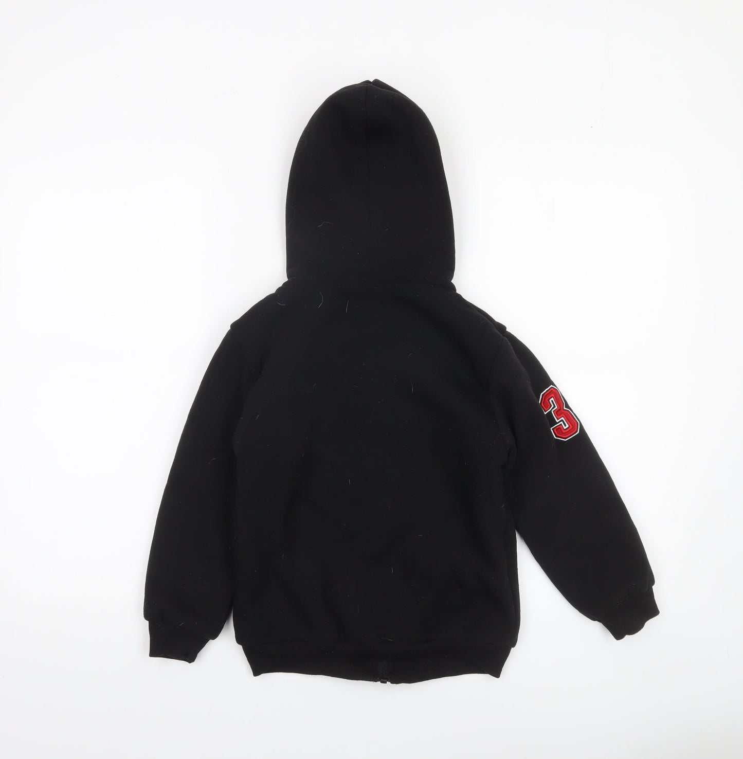 Boys UK Size 5-6 Years U.S. Polo Assn Black Full Zip Hoodie