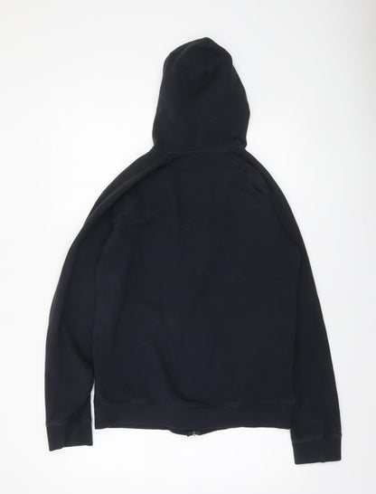Boys UK Size XL Under armour Black Full Zip Hoodie