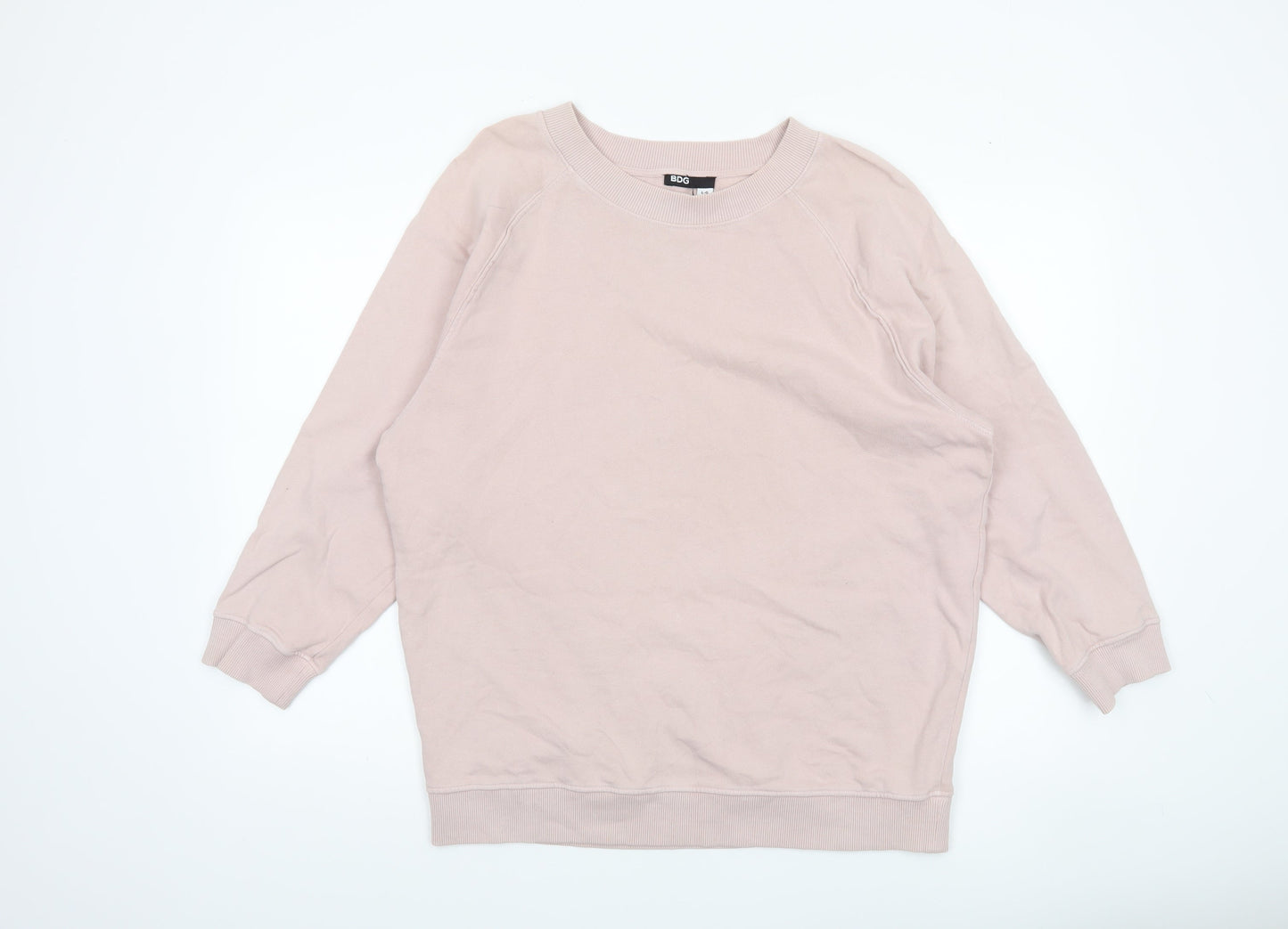 Womens UK Size L BDG Beige Pullover Sweatshirt