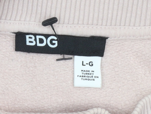 Womens UK Size L BDG Beige Pullover Sweatshirt