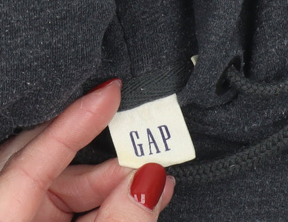 Womens UK Size M Gap Black Full Zip Hoodie