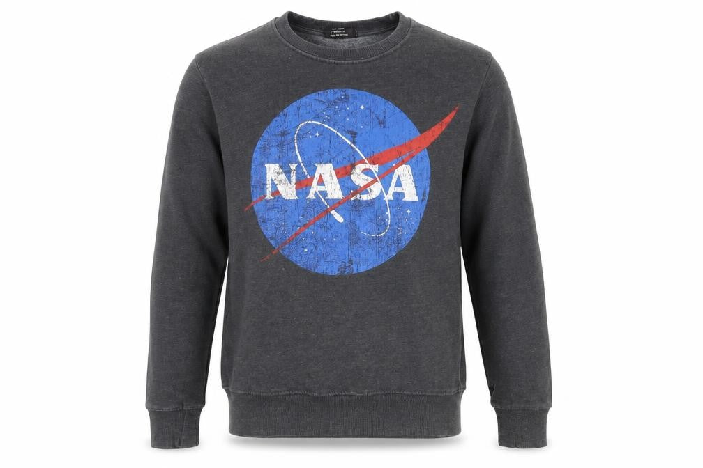 Mens UK Size XS Buzz Aldrin Grey Pullover Sweatshirt