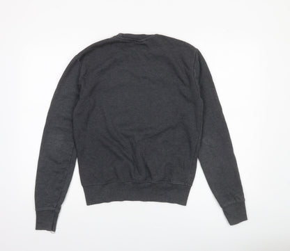 Mens UK Size XS Buzz Aldrin Grey Pullover Sweatshirt