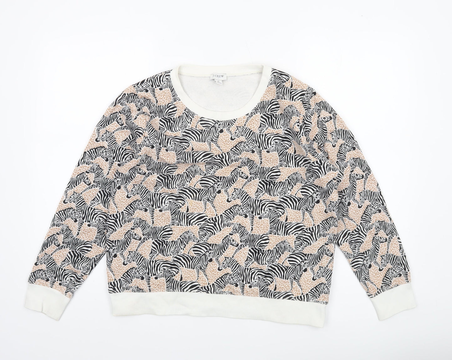 Womens UK Size M J.CREW Multicoloured Pullover Sweatshirt
