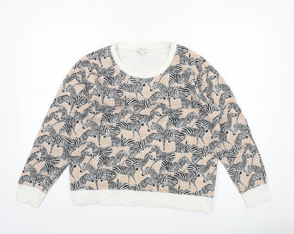 Womens UK Size M J.CREW Multicoloured Pullover Sweatshirt