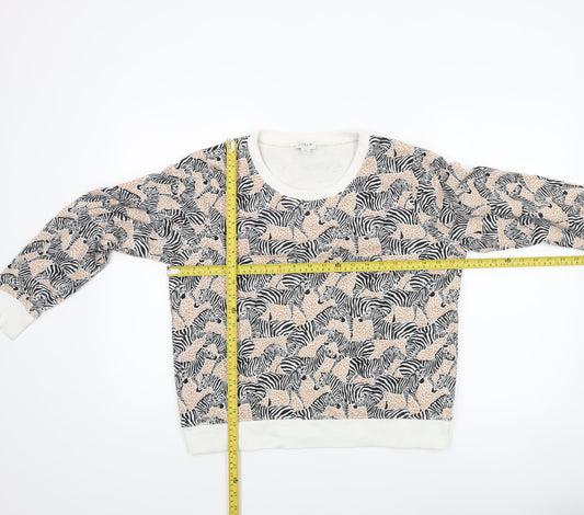Womens UK Size M J.CREW Multicoloured Pullover Sweatshirt