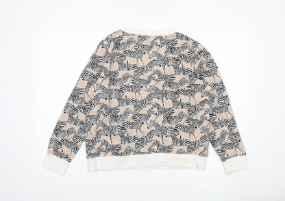 Womens UK Size M J.CREW Multicoloured Pullover Sweatshirt
