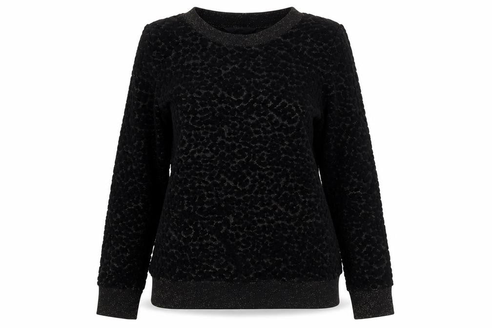 Womens UK Size 8 NEXT Black Pullover Sweatshirt
