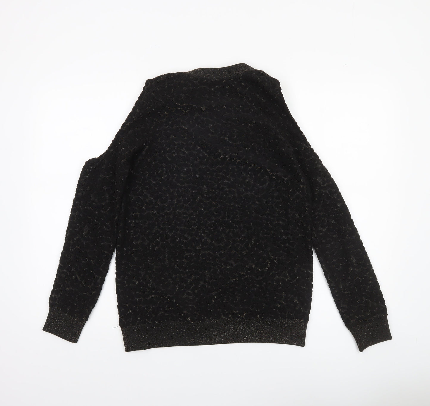 Womens UK Size 8 NEXT Black Pullover Sweatshirt