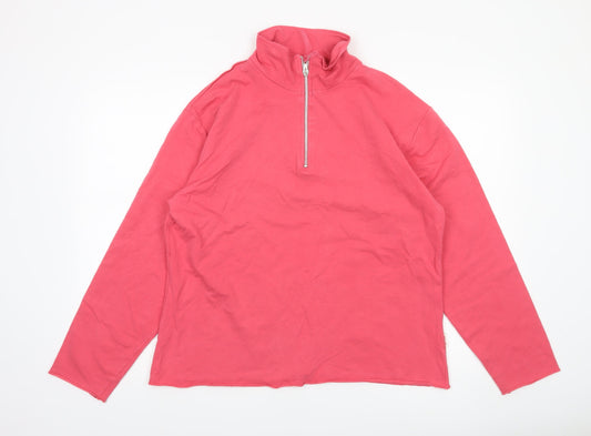 Womens UK Size 18 Marks and Spencer Pink Pullover Sweatshirt