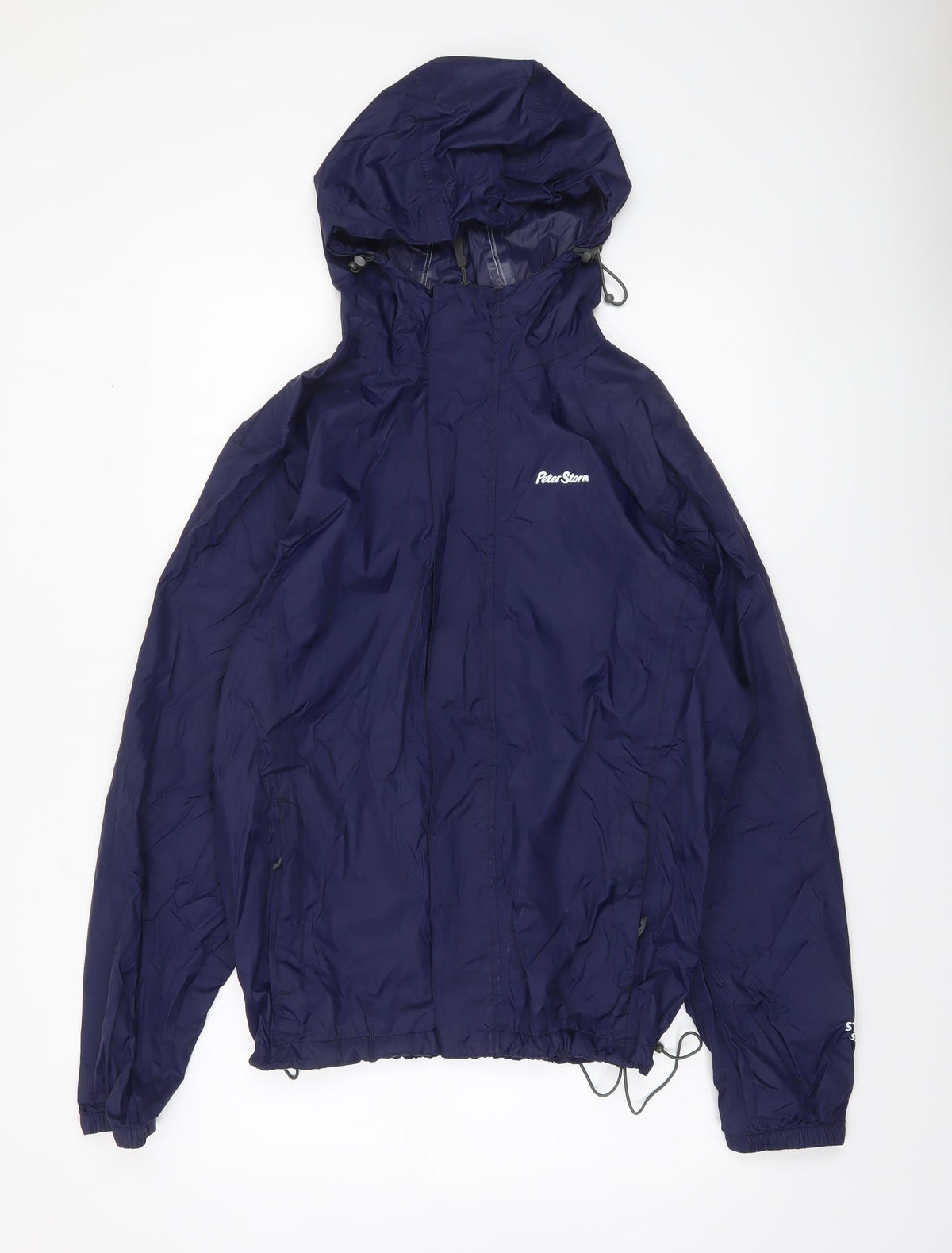 Mens UK Size S Peter Storm Blue Rain Coat