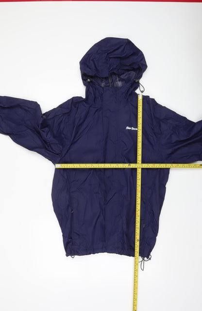 Mens UK Size S Peter Storm Blue Rain Coat