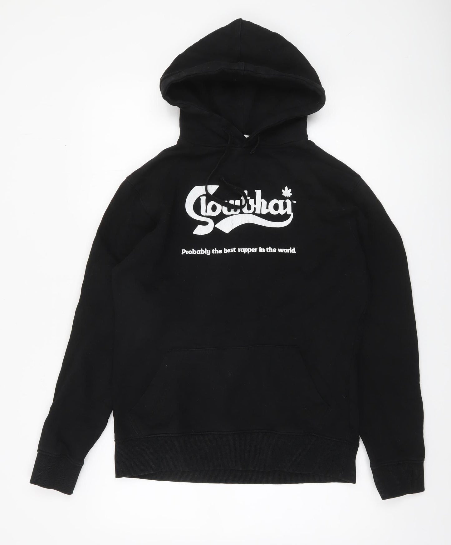 Mens UK Size S Blanks Factory Black Pullover Hoodie
