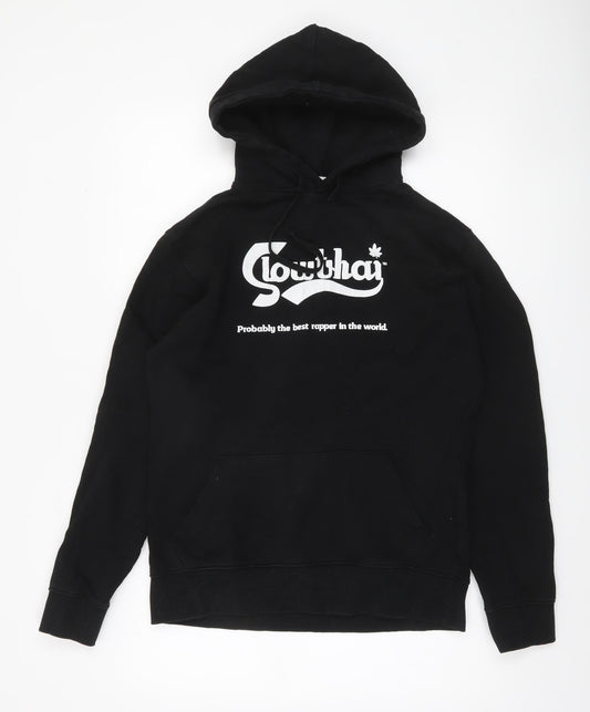 Mens UK Size S Blanks Factory Black Pullover Hoodie