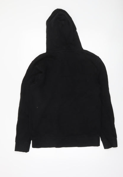 Mens UK Size S Blanks Factory Black Pullover Hoodie
