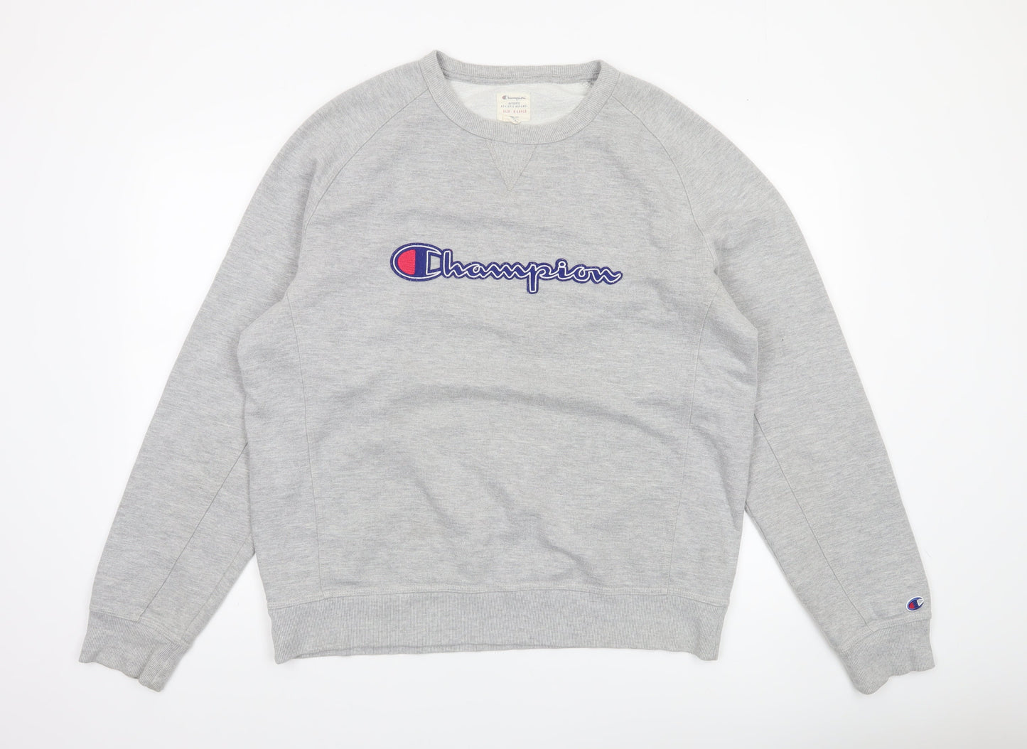 Mens UK Size XL Champion Grey Pullover Sweatshirt